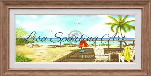 Beachfront Acrylic Lisa Sparling Original