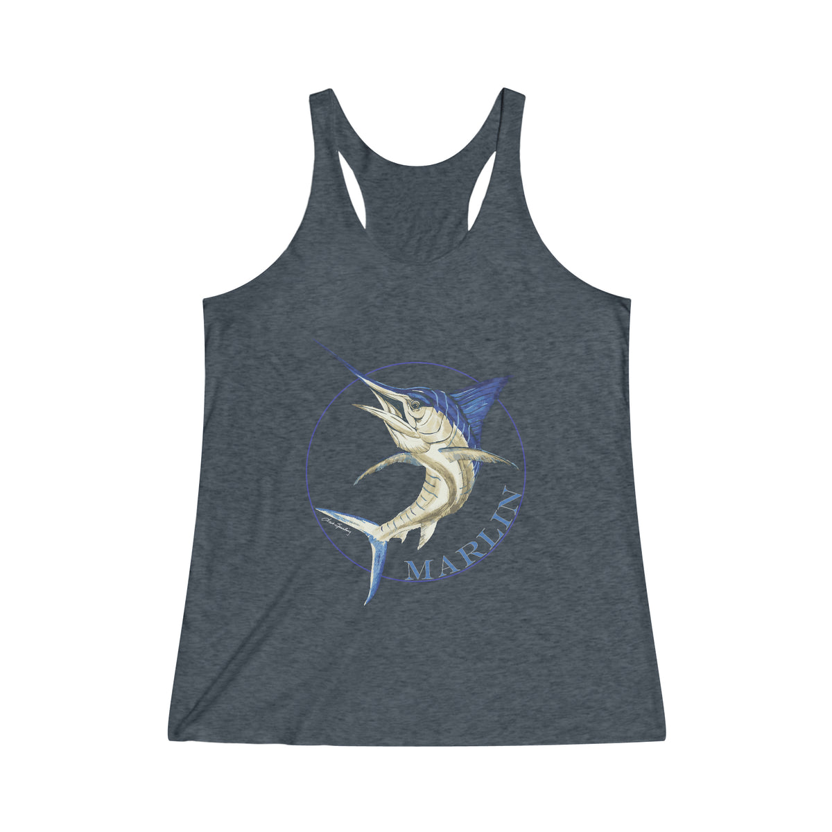 Marlin Tank Top, Women's Marlin Fish Tank Top, Fishing Tank