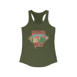 Cactus Tank Top, Cute Cactus shirt, Headed West Shirt, Cacti Shirt, Western Tank Top, Cute Western Top, Desert Shirt
