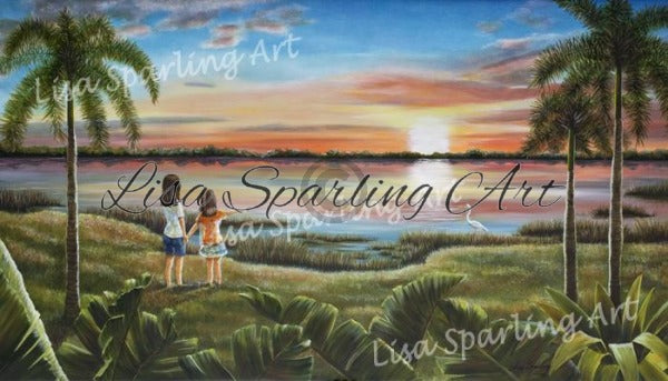 A Moment In Time Acrylic Lisa Sparling Original Commission Piece