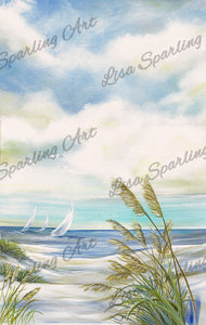 "Afternoon Breeze II" Lisa Sparling Art Giclée Reproduction