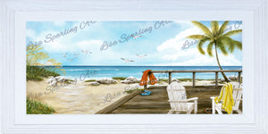 "Beachfront" Lisa Sparling Art Giclée Reproduction