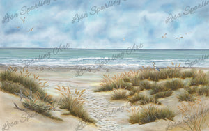 "Beach Dreams" Lisa Sparling Art Giclée Reproduction