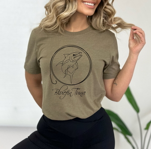 Women's Fish Shirt, Fish T-Shirt, Bluefin Tuna Shirt, Fishing T-Shirt, –  Lisa Sparling Art