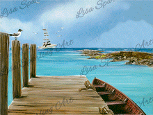 "Cat Island - Heading Out" Giclée Reproduction