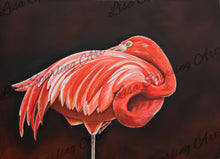 "Outstanding" Flamingo Giclée Reproduction