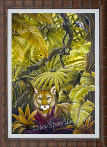 "Florida Panther" Acrylic Lisa Sparling Original