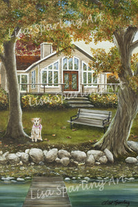 "Lucy at the Cottage" Lisa Sparling Original Commission Piece