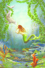 Mermaid "Underwater Fantasy" Lisa Sparling Art Giclee Reproduction