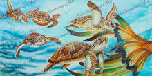 "Sea Turtle Tango" Lisa Sparling Art Giclée Reproduction