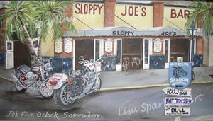 "Sloppy Joes" Acrylic Lisa Sparling Originals Commission Piece