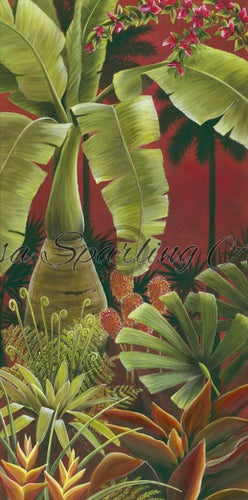 Tropical Evening I Giclée Reproduction Lisa Sparling Art, tropical, wall art, home decor