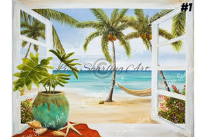 Window To Paradise Series Of Giclée Reproductions Giclee